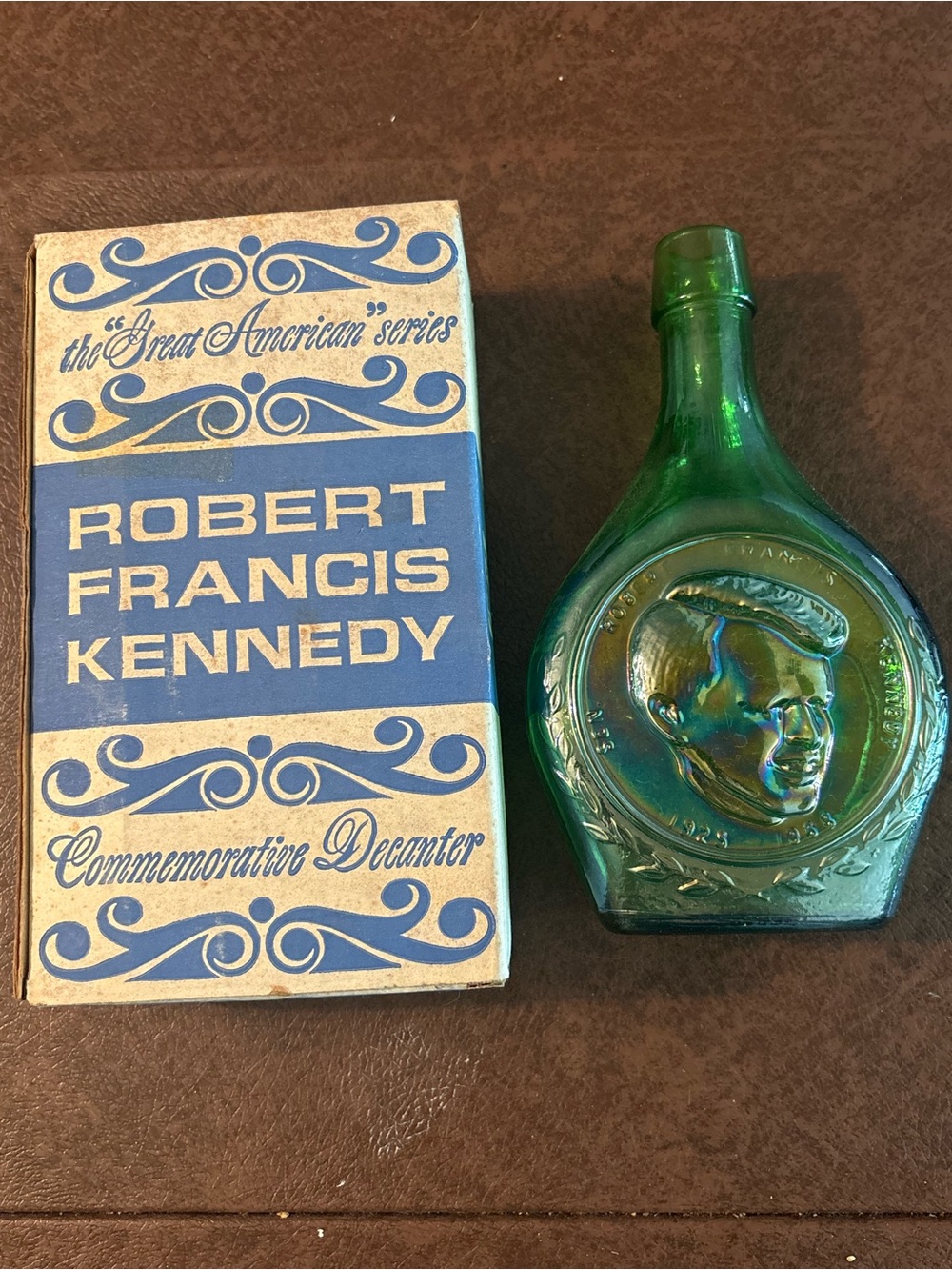 Wheaton Great American Series Robert Francis Kennedy Commemorative Decanter
